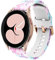 DEALELE Compatible avec Samsung Galaxy Watch 6/6 Classic/5/5 Pro/4/4 classic/Galaxy 3 41 mm/Active 2, bracelet de rechange en silicone imprimé de 20 mm pour Huawei GT2 42 mm/GT3 42 mm (papillon)