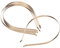 Baoblaze 5 Stück 5 Mm Metall Stirnbänder Basis, Edelstahl Blanko Stirnband, Einfarbige Glatte Metallbasis, Stainless Steel Hair Hoop, Haarbänder Verschlüsse, DIY Harrschmuck für Damen, Mädchen, Gold