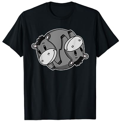 Yin Yang Esel Yoga T-Shirt