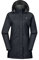 Little Donkey Andy Veste de pluie imperméable légère et respirante pour femme - Coupe-vent pour la randonnée, les voyages, Long-noir, M