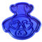 The Cookie Cutter Hub 10 cm Valentinstag Mops mit Herzen Ausstechform und passender Prägung für Plätzchen Kekse Ton Backen Dekoration
