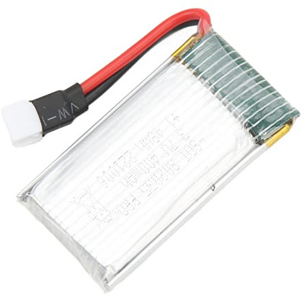 3,7 V 400mAh Lipo Battery, Batteries Lipo 3.7V Batterie au Lithium Polymère pour Avion RC Hélicoptère Drone pour WLtoys XK A210, A220, A250, A260, A290, A100, A110, A120, A130, A500