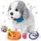 OR OR TU Chien Jouet Enfant Peluche Qui Marche et aboie en Laisse Lèche, Chien Robot Animaux Interactifs Jouet pour Enfants 3 4 5 6+ Ans Filles Garçons Cadeau