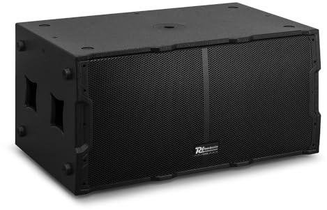 Power Dynamics PDY2215S Dual 15 Passive PA Subwoofer 1800W with Switchable Passive/Bi-Amp Modes, NL4 Connectors, Pole Mount & M8 Hanging Points - Black