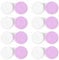 Dhoptical 8 Pack Purple Contact Lens Cases,Outdoor Portable Mini Contact Lens Kit,Perfect for Travel & Everyday Use