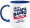 quotedazur - Mug Papa Barbu Carrément Plus Cool - Humour Père Tasse Cafe Cadeau Rigolo Anniversaire Original Humoristique Pour Homme - Idée Cadeau Fêtes Des Pères Noël