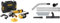 DEWALT Meuleuse d'angle électronique Le Béton 125 mm – 1500 W - 240 V - DWE4257KT-QS & Kit de Nettoyage Spécial Sol pour Aspirateurs DEWALT - - Avec 2 Tuyaux d'Aspiration, 1 Buse
