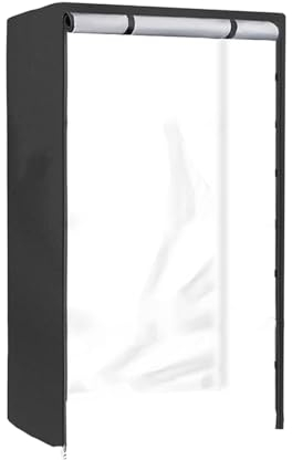 Steckregal Abdeckung 210D wasserdichte Drahtregal Gitterregal Abdeckung UV Schutz Wire Rack Vorratsregal Abdeckung Staubdichte Haushaltsregal Zubehör 91 X 45 X 182 cm