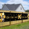 90 Geburtstag Banner Mann 90 Geburtstag Deko Banner Gold Schwarz 90.ter Geburtstag Banner Lange Hintergrund Banner zum 90 Geburtstag Happy 90th Birthday Banner 90.Geburtstagsbanner für mann 40*270cm