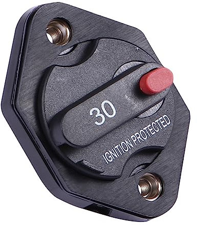 SOLUSTRE Protecteur De Surtension À Réinitialisation Manuelle 30 a Pour Bateau Camping-car Et Automobile