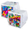 Clear Storage Bags with Zipper | 2 Pieces Board Game Storage with Zipper Clear Storage Bags - Waterproof Kids Toy Storage, Organizer Bags for Snacks, Cosmetics