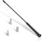 Universal Car Antenna Replacement, 9-Inch AM/FM/DAB Car Aerial, Radio Signal Booster, Durable Roof Car Radio Antenna Mast for Trucks, SUVs, Vans, Includes M4, M5, M6 Screws