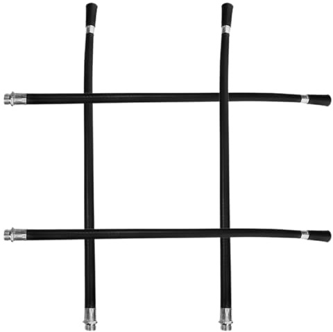 Tubo di Scarico Estintore Nero in Pp 4 Pezzi per Sostituzione | Casa e Lavoro, Installazione Semplice, Compatibilità Versatile, Ricambio Pratico