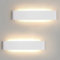 Mille Lucciole LED Wandleuchte Innen 2 Stück,Wandleuchte Innen Dimmbar 24W 38CM 2880LM,Wandlampe Dimmbar Schlafzimmer 3000K/4000K/6500K 3 Farbmodi,Wandlampe für wohnzimmer IP44 Wasserfest Weiß