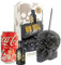 Spiced Rum Gift Set with Drink- Pirate Gift Set of 5cl Spiced Rum Miniature Alcohol Bottles, Skull Shape Cup & Original Fizzy Coke 330ml Cocktail Set for Stocking Fillers, Christmas Gifts for Men