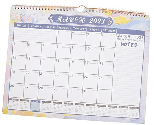 NUOBESTY Wandkalender Im Dekorativen Design Für Schlafzimmer Immerwährender Tages Countdown Planer Mit Bastelkalender Funktion Blanko Seiten Für Persönliche Notizen Und