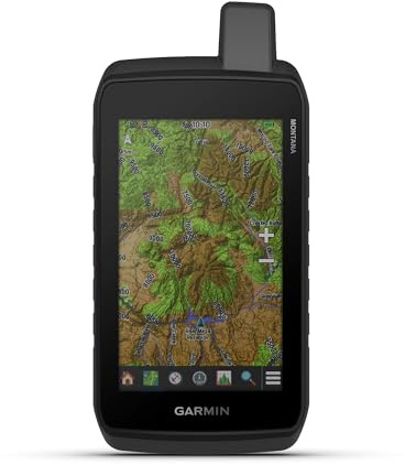 Garmin Montana® 710, Rugged GPS Handheld Navigator with Large 5-inch Glove-Friendly Touchscreen, Satellite Imagery and Maps for Routing on Roads and Trails