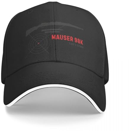CWCMZDH Baseballcap Mauser 98k Baseball Cap Snap Back Hut süße Sonnenhut Junge Frauen