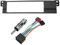 Marco para Radio Coche 1 DIN Car Radio Estéreo Plate Frame salpicadero CD DVD Dash Cubierta de Audio for el Adaptador de Recorte Uso Apto para BMW 3 Serie E46 1999-2006