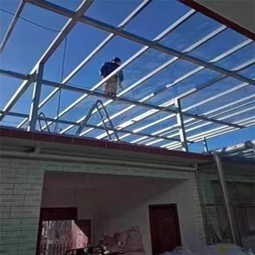 IBOWZ Placas de Policarbonato, Paneles de Techo Transparentes para invernaderos de Bricolaje Tablero de plástico de policarbonato de Alta Resistencia al Impacto