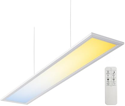 LED Pendelleuchte 120cm direkt/indirekt Dimmbar CCT 3000-6000K 32 Watt