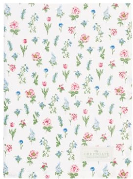 GreenGate Estrid Geschirrtuch White 70x50cm