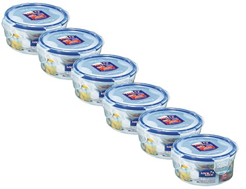 Lock&Lock Frischhaltebox | Multifunktionsbox | Frischhaltebehälter | Inhalt 300 ml - 6er Set