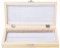 50PCS Biology Glass Prepared Microscope Slides Specimens Wooden Slide Storage Box Case for Slice Collection