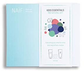 NAÏF Natürliches Pflegeset - Kinder-Essentials - Geschenkset mit 3 Produkten, 900 g