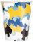 Unique- Paper Cups-9 oz. | Disposable Pc Bicchieri di Carta, 260 ml, USA e Getta, Batman, 8 Pezzi, Multicolore, 77516