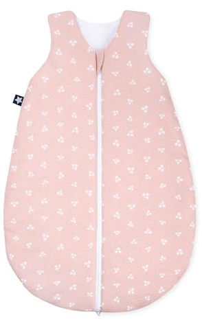 Julius Zöllner Sommerschlafsack Jersey, 0,5 TOG, waschbar bei 60°C, Made in Germany, OEKO TEX Standard 100, Leafy, Gr. 56/62