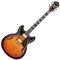 Ibanez Artstar AS113-BS Brown Sunburst - Halbakustik Gitarre