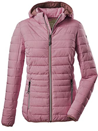G.I.G.A. DX Damen Uyaka Stripe Casual Funktionsjacke In Daunenoptik Mit Abzippbarer Kapuze