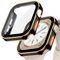 YuiYuKa Wasserdicht Hülle für Apple Watch Series 10/9/8/7 46mm 42mm 45mm 41mm mit Gehärtetem Glas Displayschutz,für iWatch Series 6/5/4/SE 44mm 40mm Voller Schutz Protective Case Ultra dünn[HD]