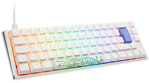 Ducky One 3 Classic Mechanische Tastatur - Mechanical Keyboard - Tastatur Gaming Mechanisch - Gaming Keyboard Mechanical - Mechanische Gaming Tastatur SF-Format 65% - MX-Speed-Silver