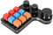 Tastiera a 9 Tasti, Tastiera da Gioco Meccanica Mini Macro USB a Una Mano, Tastiera di Programmazione con 3 Manopole, Funzione Personalizzata di Scelta Rapida Programmabile Via