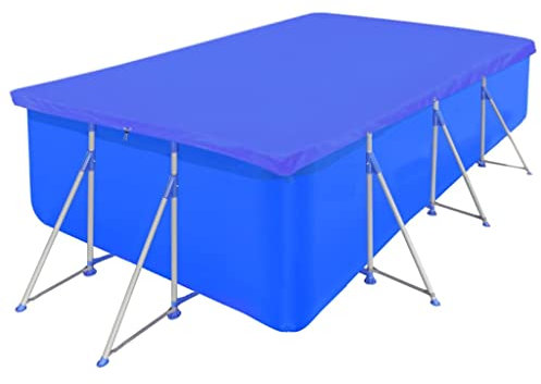 FIRBNUS Housse pour piscine rectangulaire 90 g/m², bâche thermique pour piscine, bâche de piscine, bâche pour sous-piscine, couverture de panneau solaire, 400 x 207 cm, sous piscine hors sol