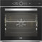 Beko BBIM13500XPSW bPRO 700 - Forno da incasso, 71 l, display TFT da 2,4, termometro CookSense, 15 funzioni, pirolisi, SoftClose, HomeWhiz, programmi automatici, nero/acciaio inossidabile