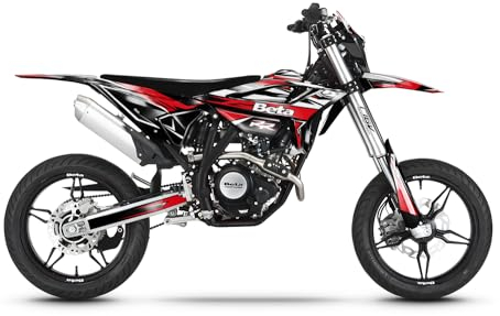 Arider Dekor (Aufkleber) für Beta RR 50/125 LC (2021-2023) | Storm Edition (Rot)