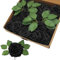 25 rose finte in schiuma realistiche al tatto, colore nero, fiori artificiali con steli, per bouquet da sposa, festa della mamma, San Valentino, decorazioni natalizie
