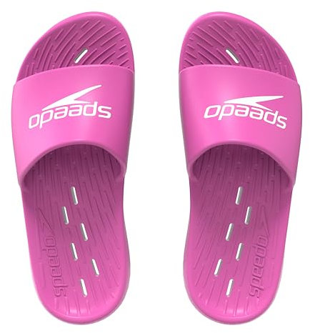 Speedo Chanclas | Chancletas para Piscina | Calzado para la Playa, Mujer, Logo Vegas Pink, 39 EU