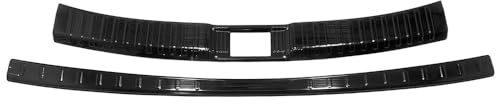 UPIKIT kompatibel mit Auto Edelstahl Ladekantenschutz Stoßstangenschutz Heckstossstange für Honda CRV CR-V 2023 2024,A