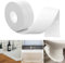Battiscopa, Pavimento PVC Adesivo, PVC Battiscopa Adesivo 35mm x 10m, Battiscopa Adesivo Cucina, Zoccolino Battiscopa in PVC, Battiscopa Passacavi, Battiscopa Cucina Adatto per Bagno, Cucina (Bianco)
