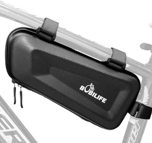 BOBILIFE Dreieckige, harte Fahrradrahmentasche aus EVA, wasserdicht, für Rennrad, MTB