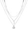Collier arbre de vie Collier de lune en argent et acier inoxydable de famille Bijoux de mode