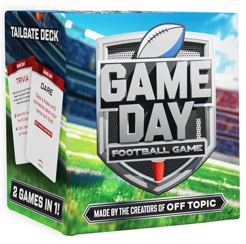 Off Topic Game Day Football Card Game - Party Game for Football Games