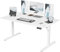 Devoko 180 × 80 cm Scrivania Regolabile in Altezza con Supporto per Monitor,Scrivania Regolabile con 2 Altezze di Memoria Scrivania Regolabile in Altezza,Per Camera da Letto, Studio, Ufficio(Bianco)
