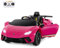 COSTWAY 12V Kids Electric Ride on Car with Remote Control, LED Lights, MP3, Music, Horn, Soft Start & Spring Shock Absorbers, Licensed Lamborghini Battery Powered Toy Vehicle for Boys Girls (Pink)