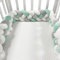 WLXFF Bettschlange Geflochten, Baby Braided Bed Snake, Baby Kantenschutz Knotenkissen, Baumwolle Bequem Bettschlange Baby,B Ettschlange, Nestchenschlange, Bettschlange Baby,U,100 cm