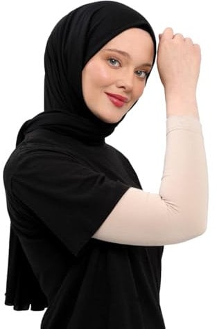 ihvan online, Hidschab Ärmel für Damen, Muslimische Armärmel für das Gebet, Prayer Arm Sleeve, Gebetsärmel Bedecken der Arme, Creme